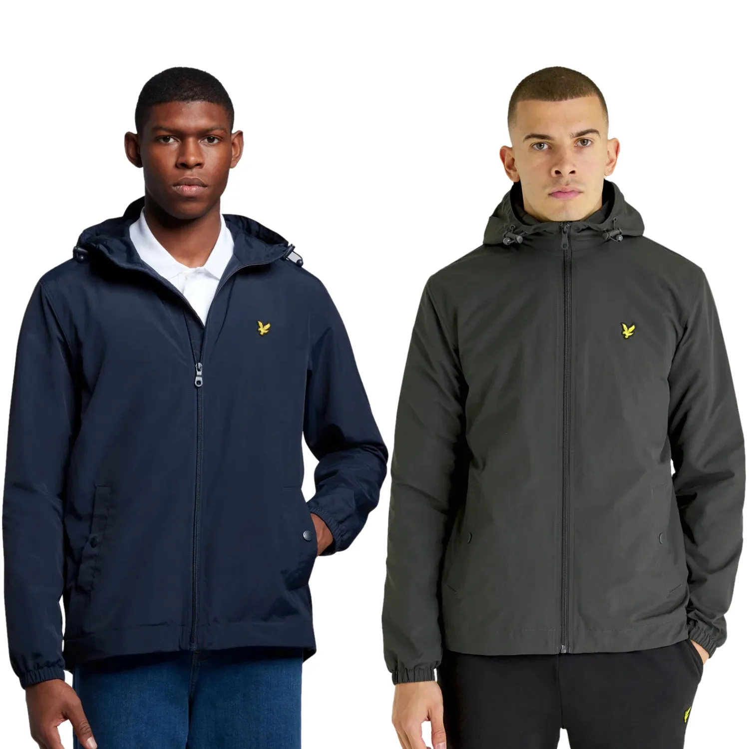 Lyle & Scott Mens Zip Through Hooded Jacket