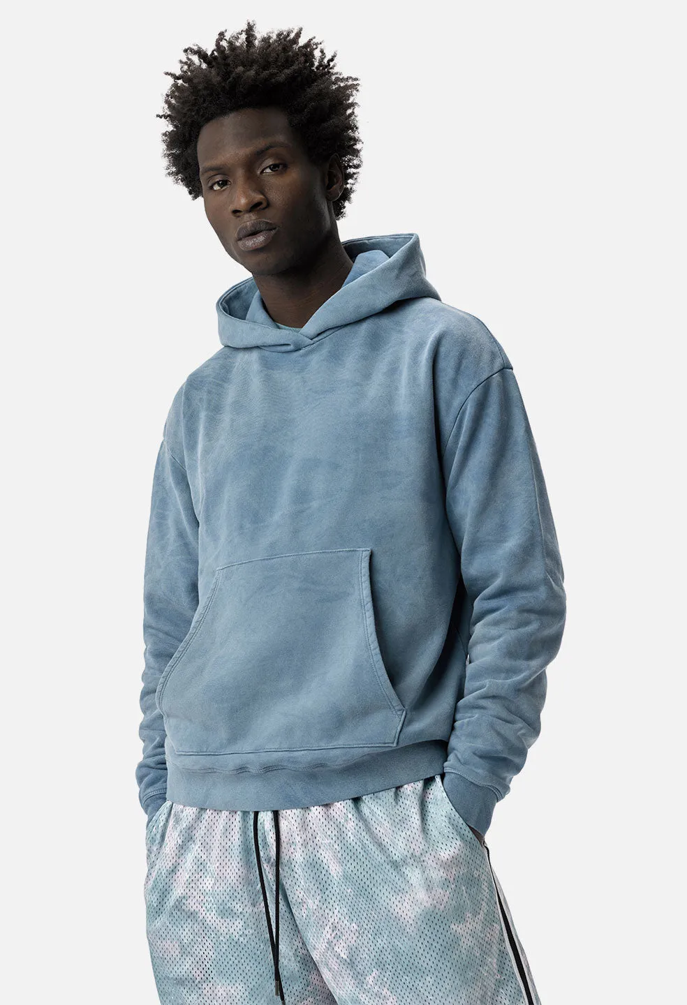 Marble Hoodie / Ocean