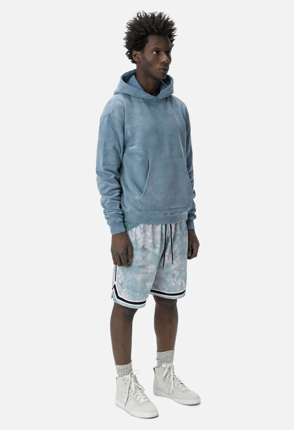 Marble Hoodie / Ocean