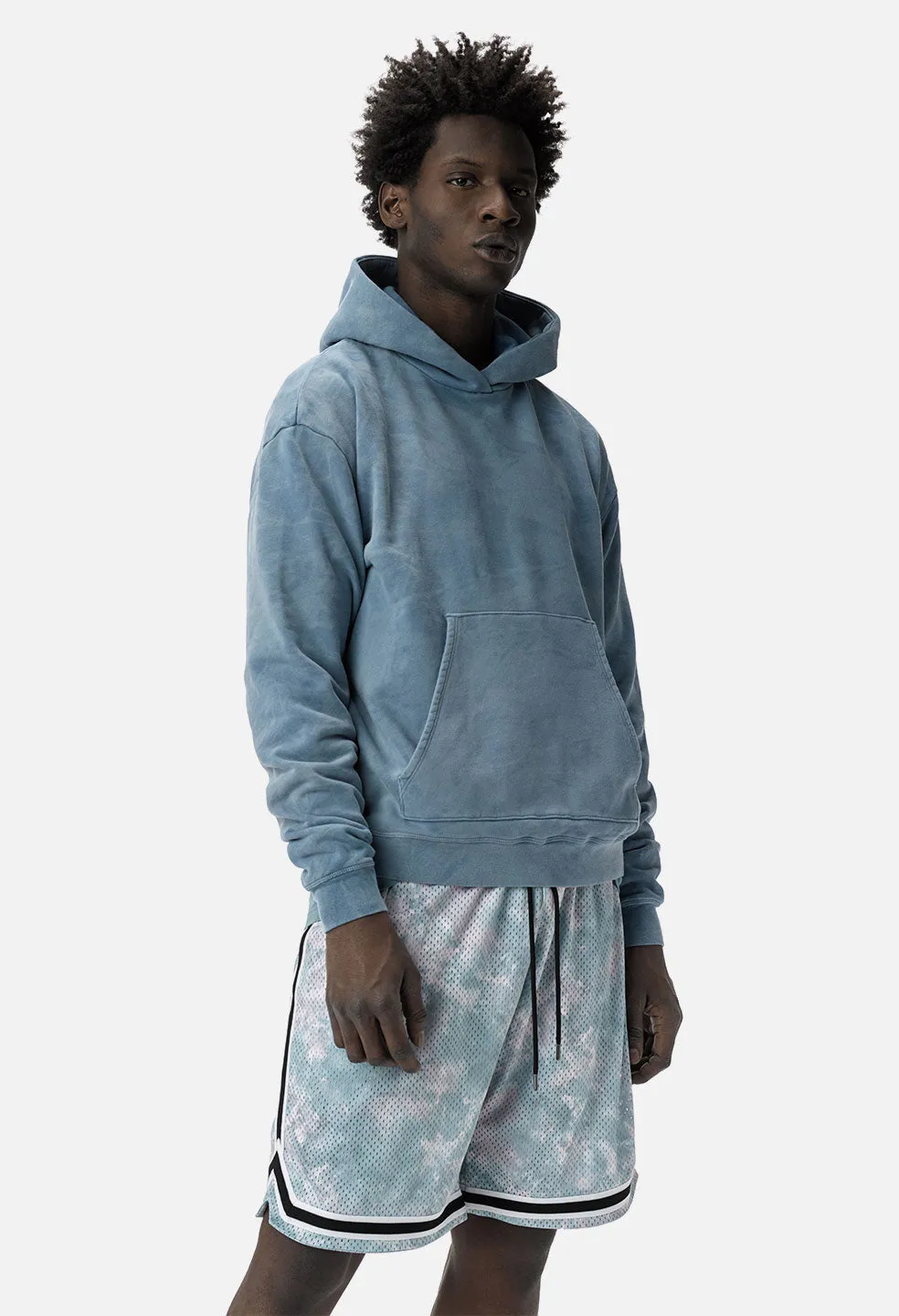 Marble Hoodie / Ocean