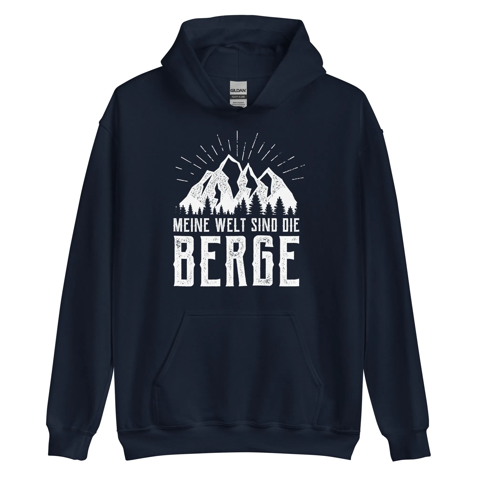 Meine Welt sind die Berge - Unisex Hoodie