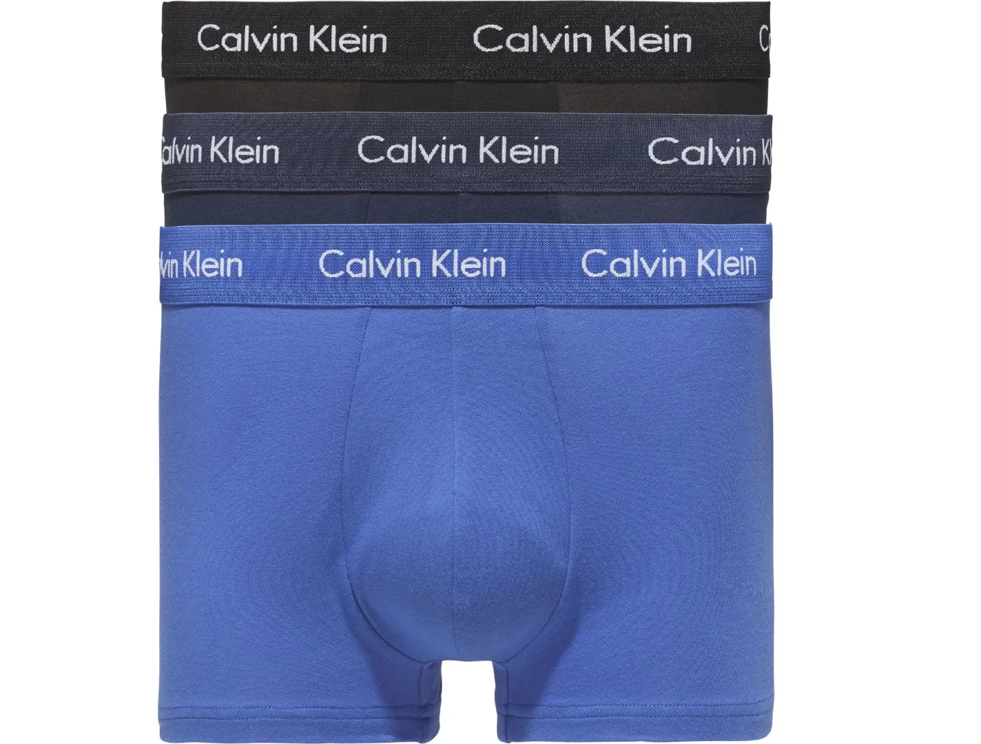 Mens Calvin Klein Boxer Shorts Low Rise Trunks 3 Pack