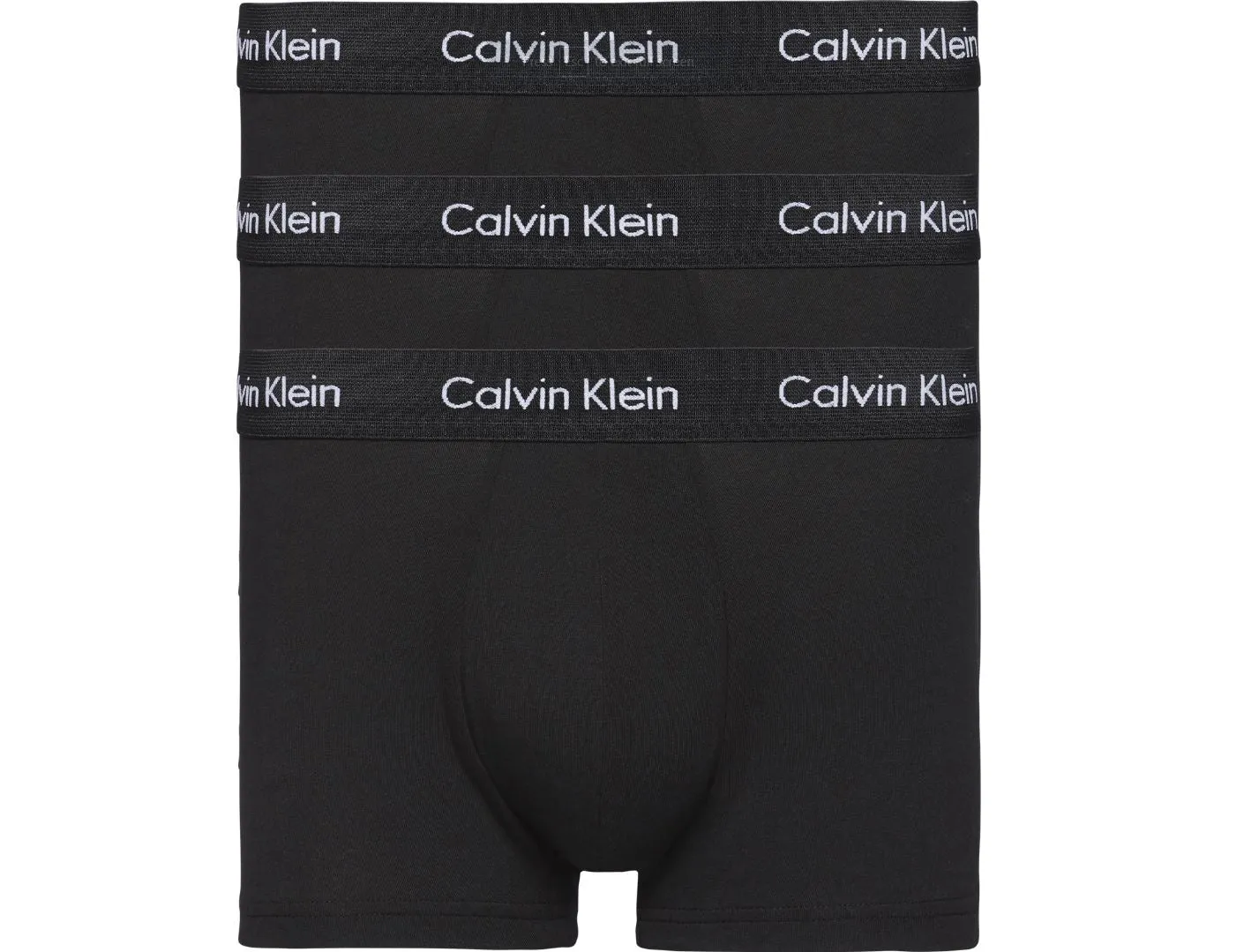 Mens Calvin Klein Boxer Shorts Low Rise Trunks 3 Pack