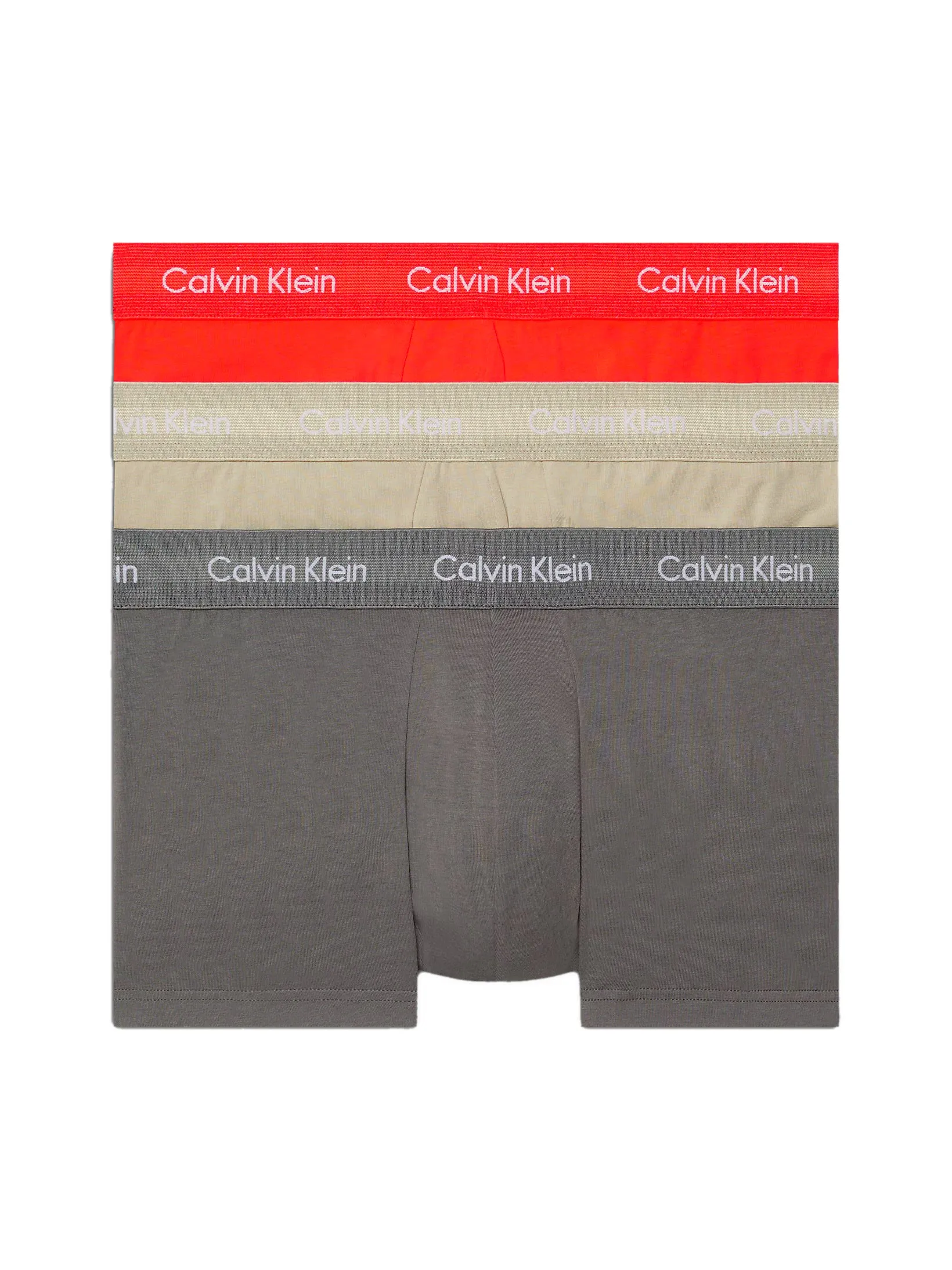 Mens Calvin Klein Boxer Shorts Low Rise Trunks 3 Pack