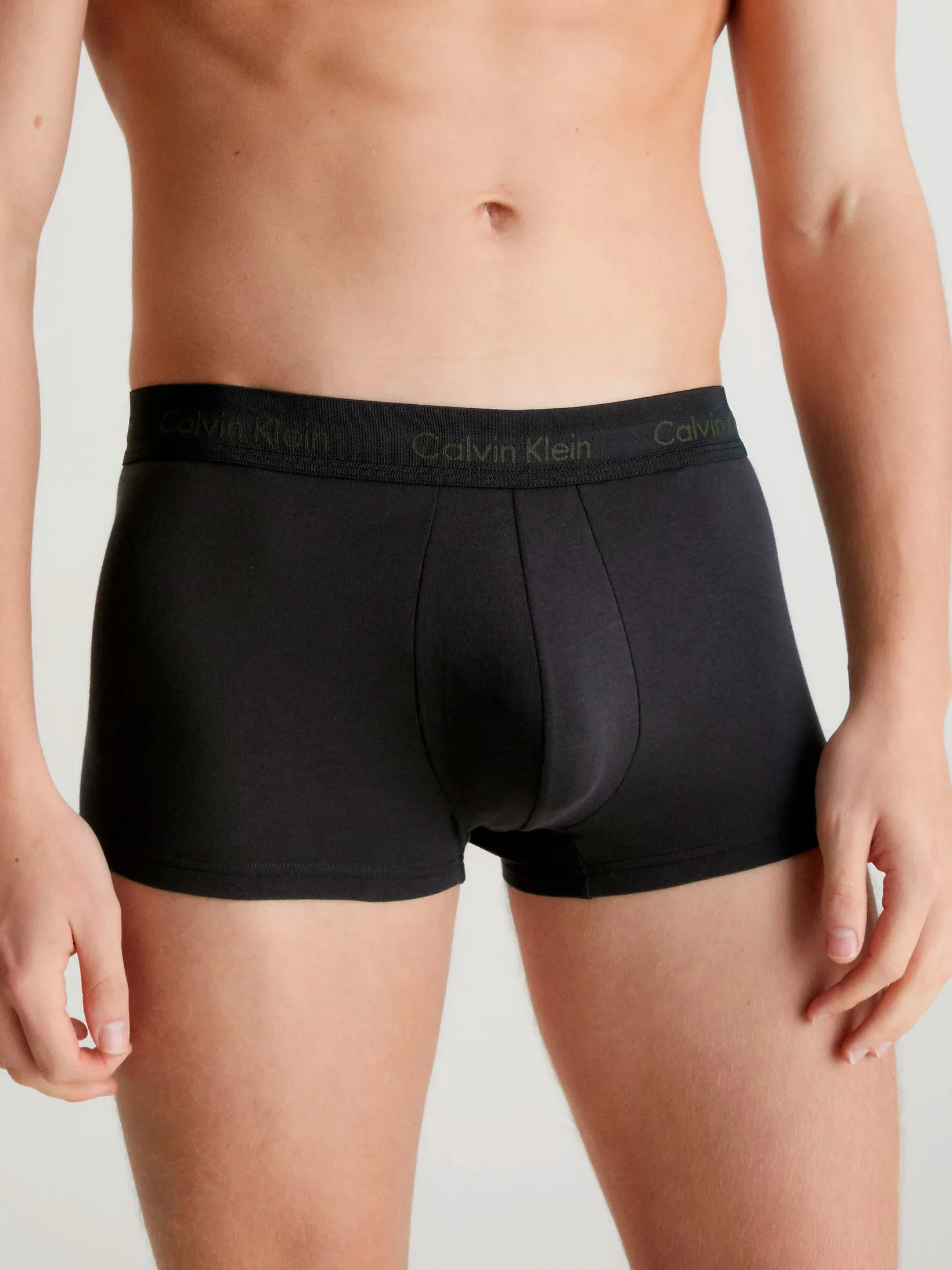 Mens Calvin Klein Boxer Shorts Low Rise Trunks 3 Pack