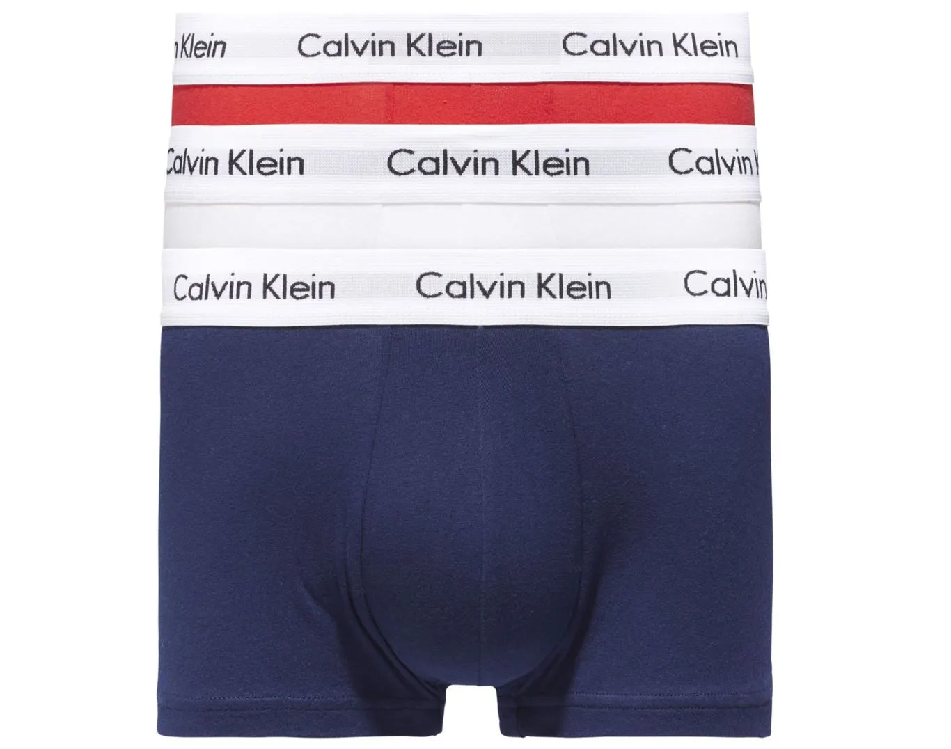 Mens Calvin Klein Boxer Shorts Low Rise Trunks 3 Pack