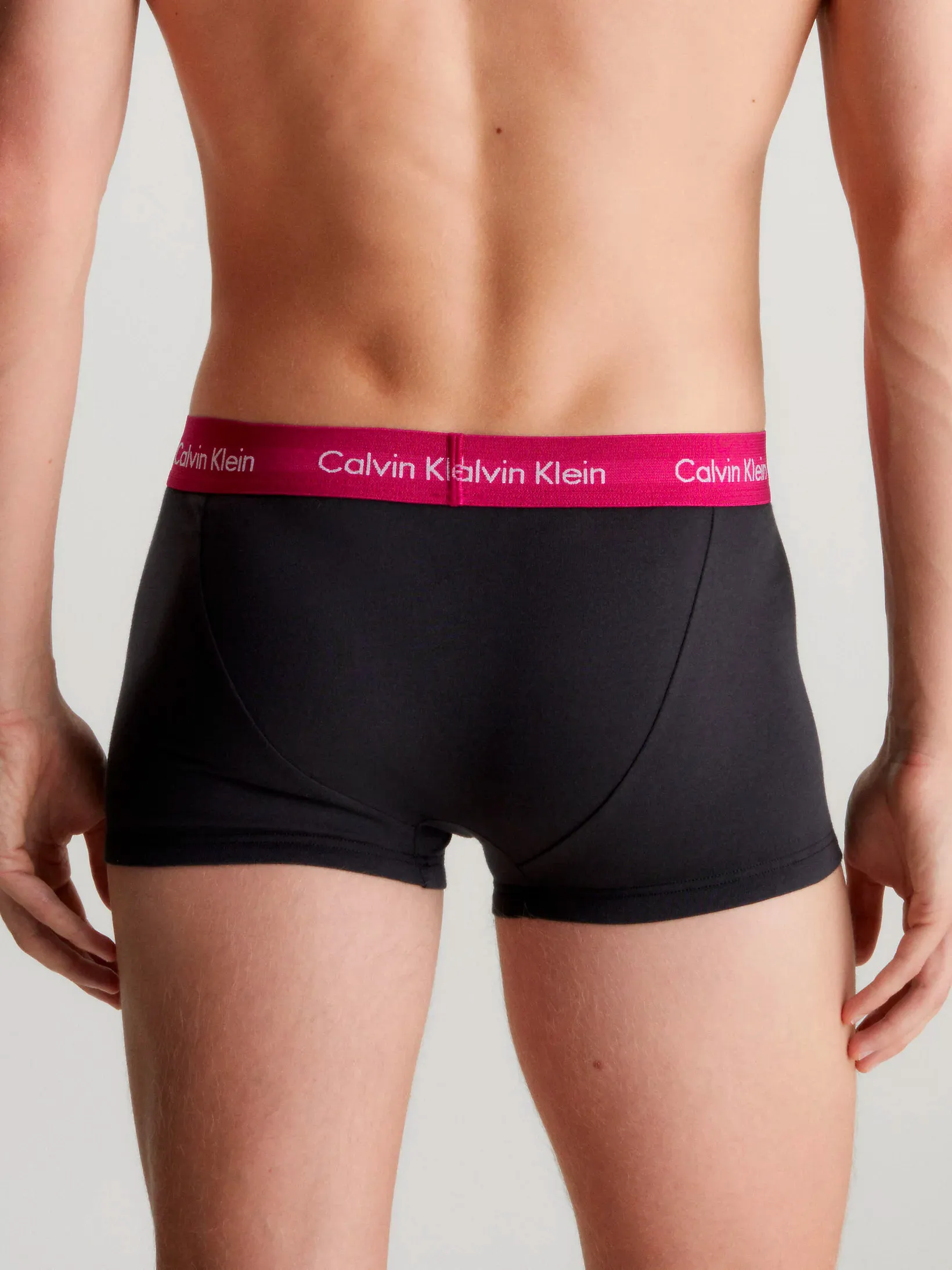 Mens Calvin Klein Boxer Shorts Low Rise Trunks 3 Pack