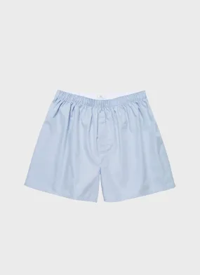 Men's Classic Boxer Shorts in Plain Blue