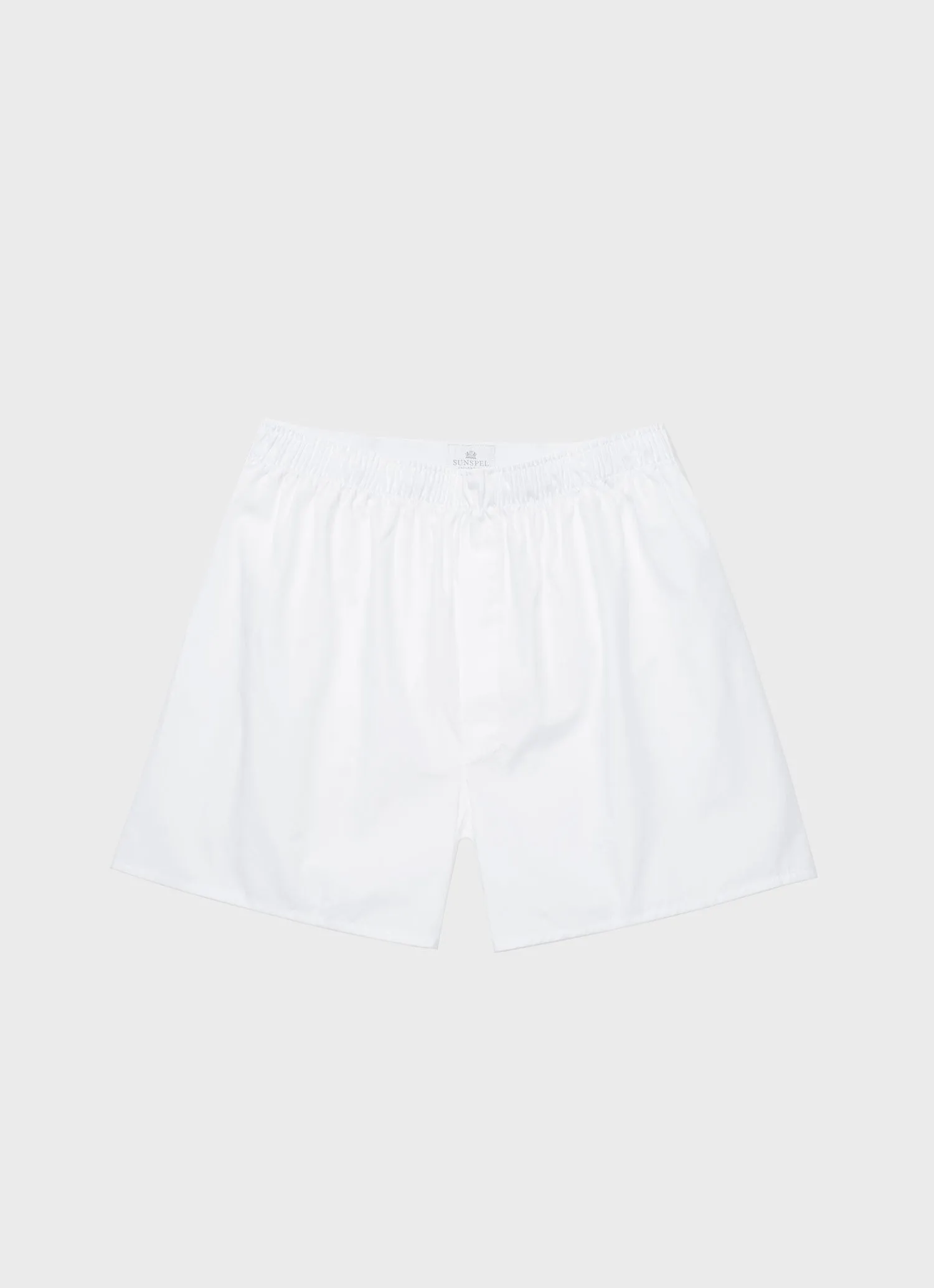 Men's Long Cut Classic Boxer Shorts in White