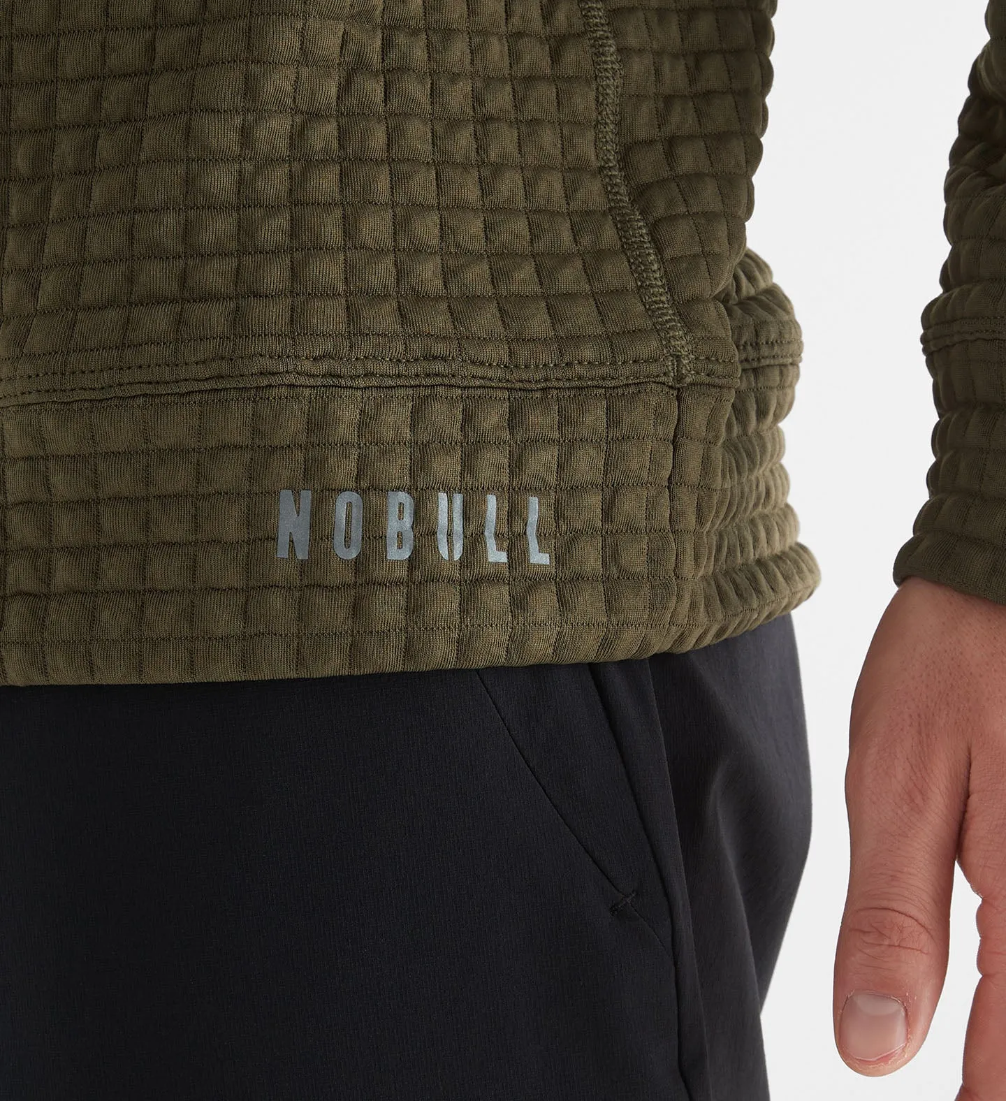 Men's Quilted Crew Pullover