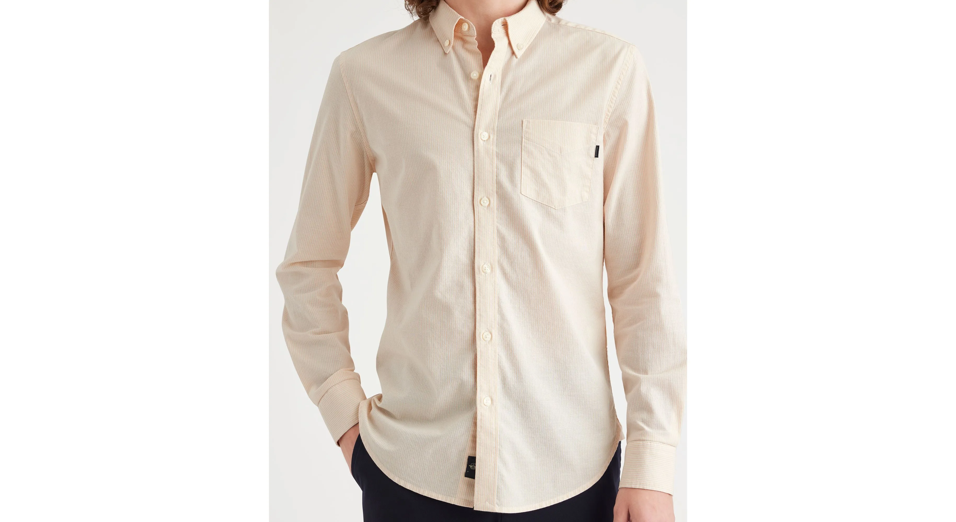 Men's Slim Fit 2 Button Collar Shirt