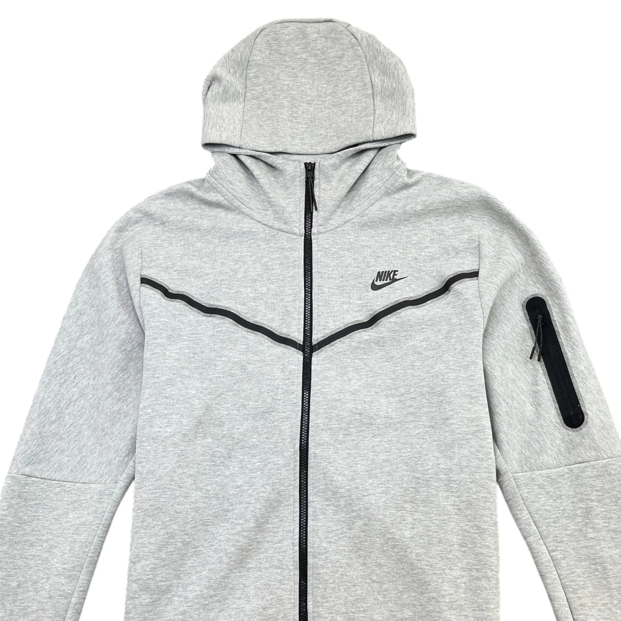 Men's Tech Fleece Hoodie Grey Size XL