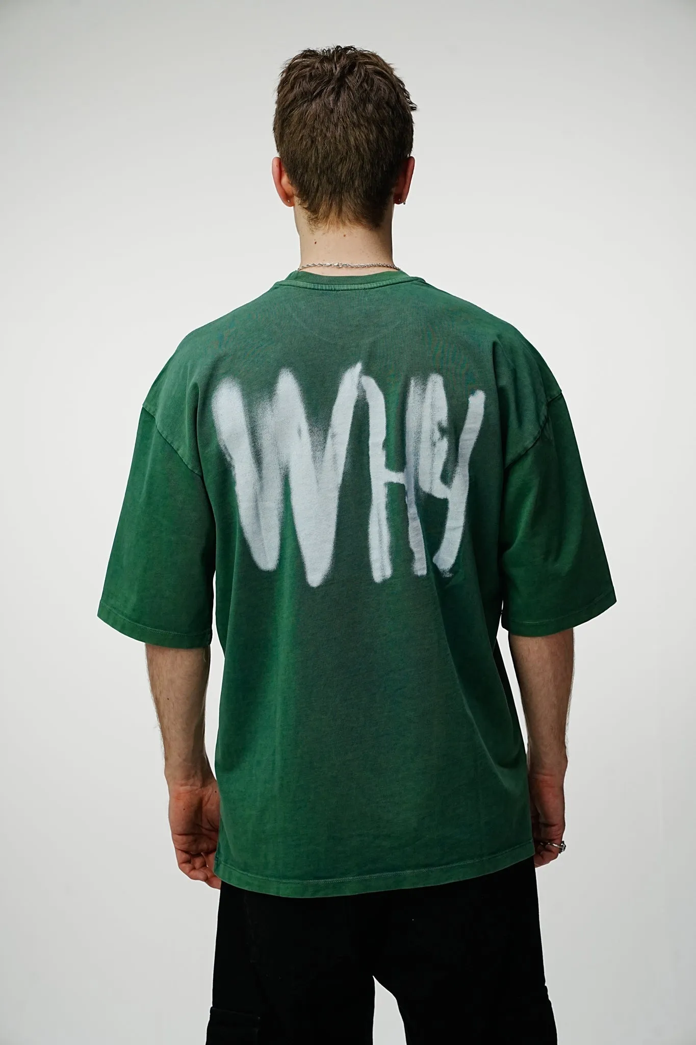 NFT Heavy Oversized Washed Tee - Green