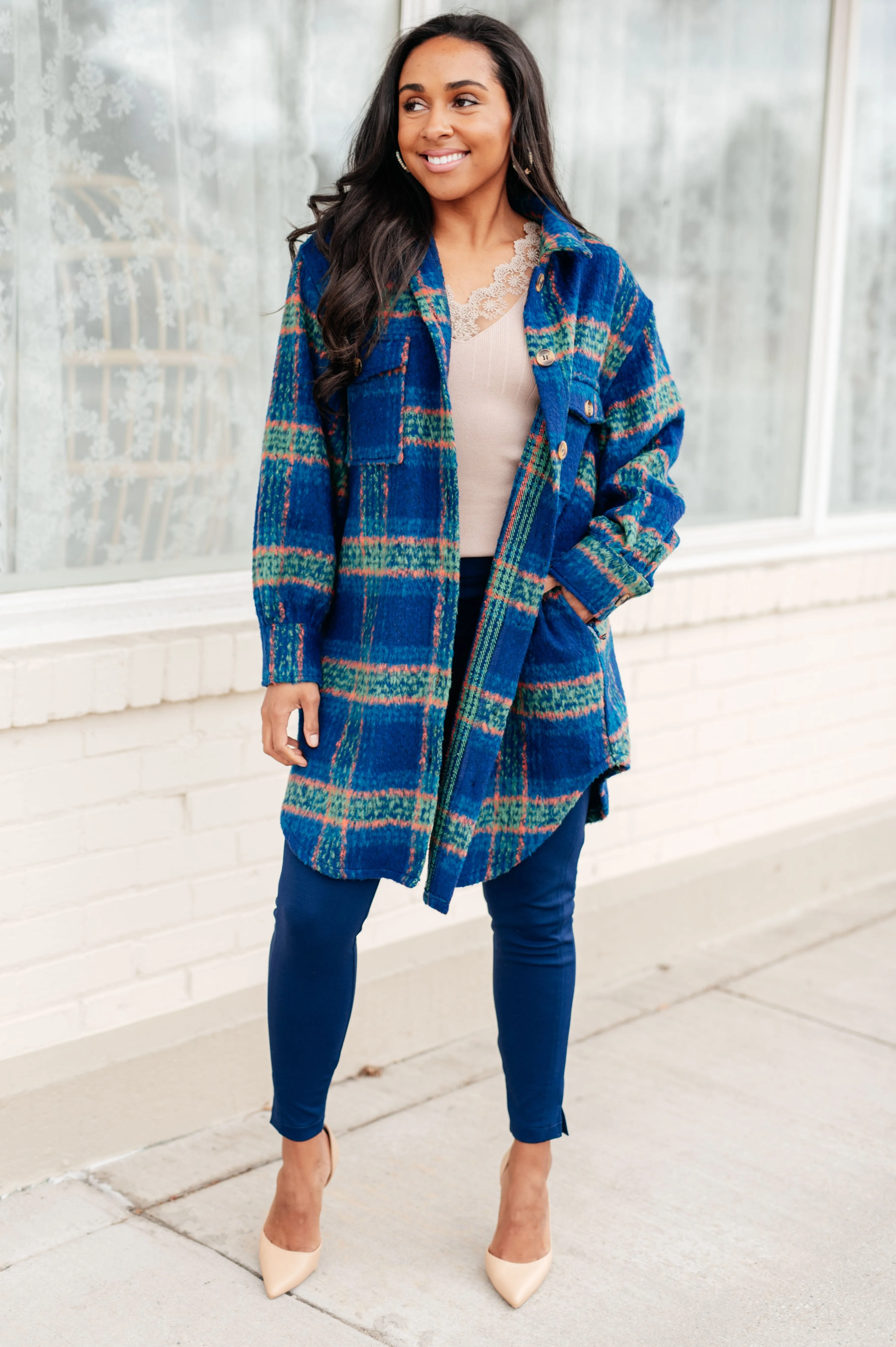 No Tears Plaid Coat - 2/23