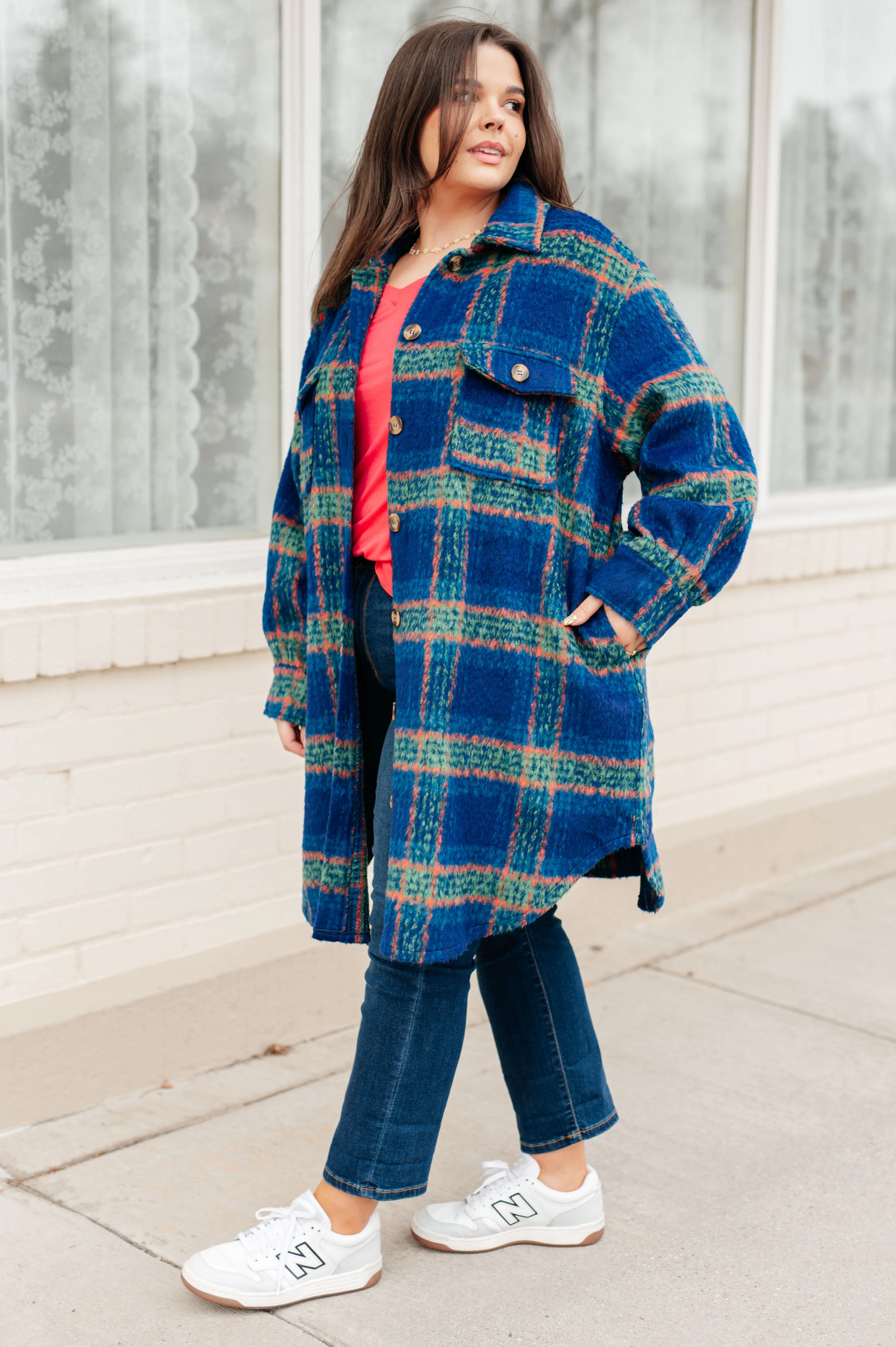 No Tears Plaid Coat - 2/23