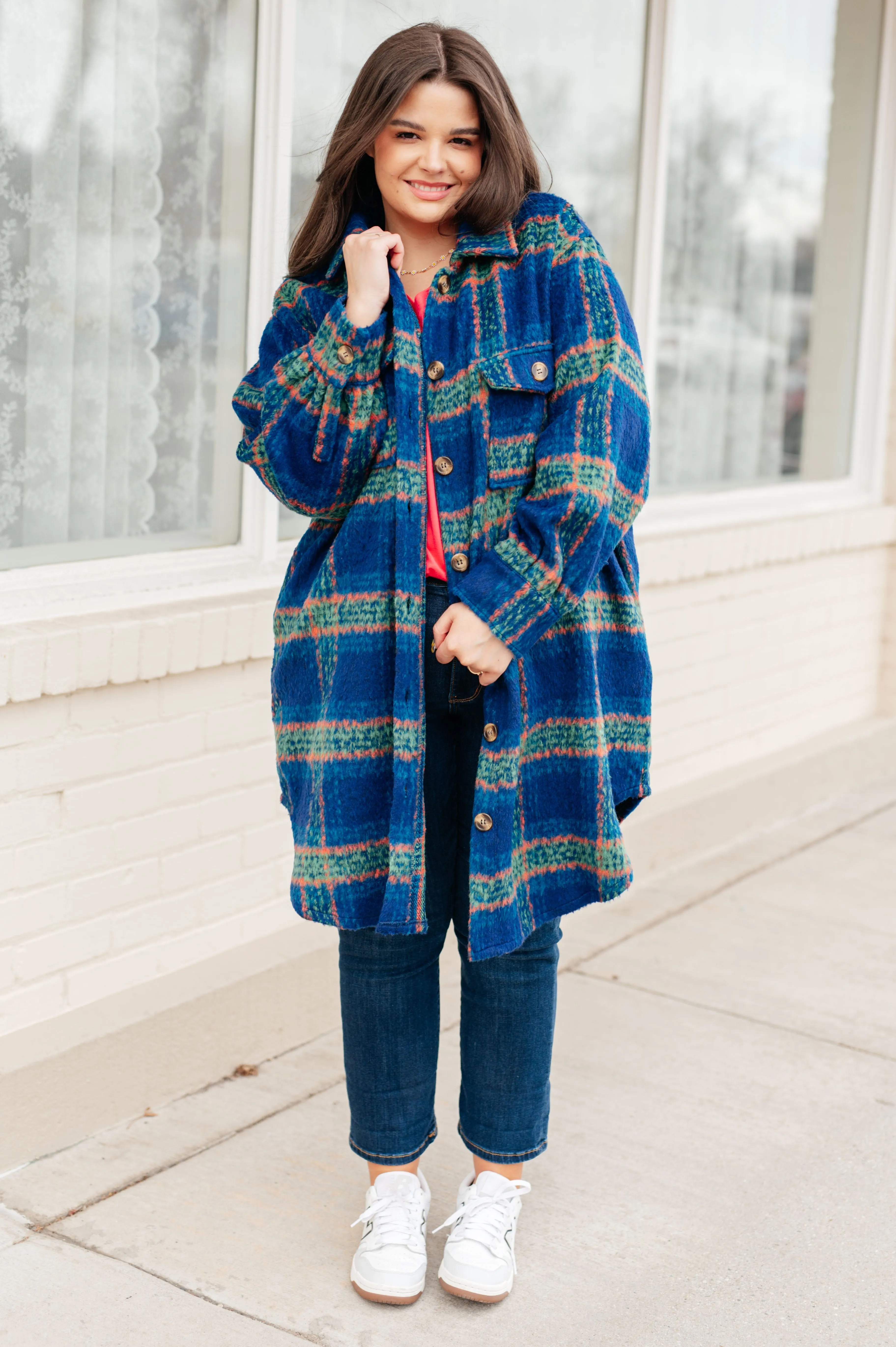 No Tears Plaid Coat - 2/23