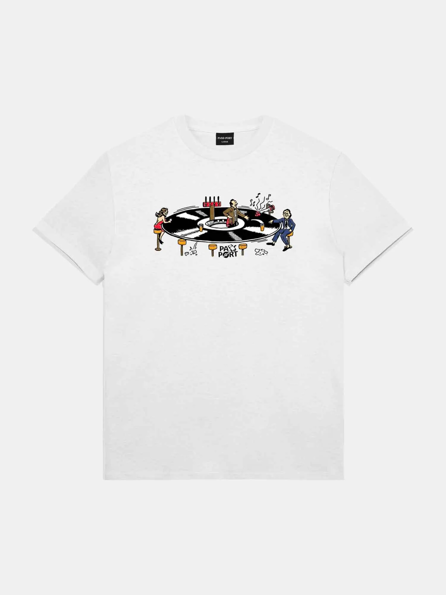 Pass-Port Lazy Susan Tee - White