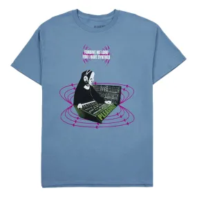 PLEASURES SYNTH T-SHIRT-SLATE