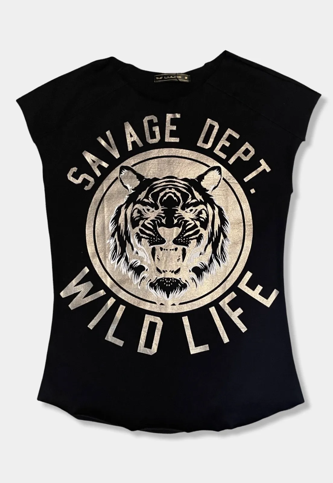 Printed Sleeveless T-Shirt