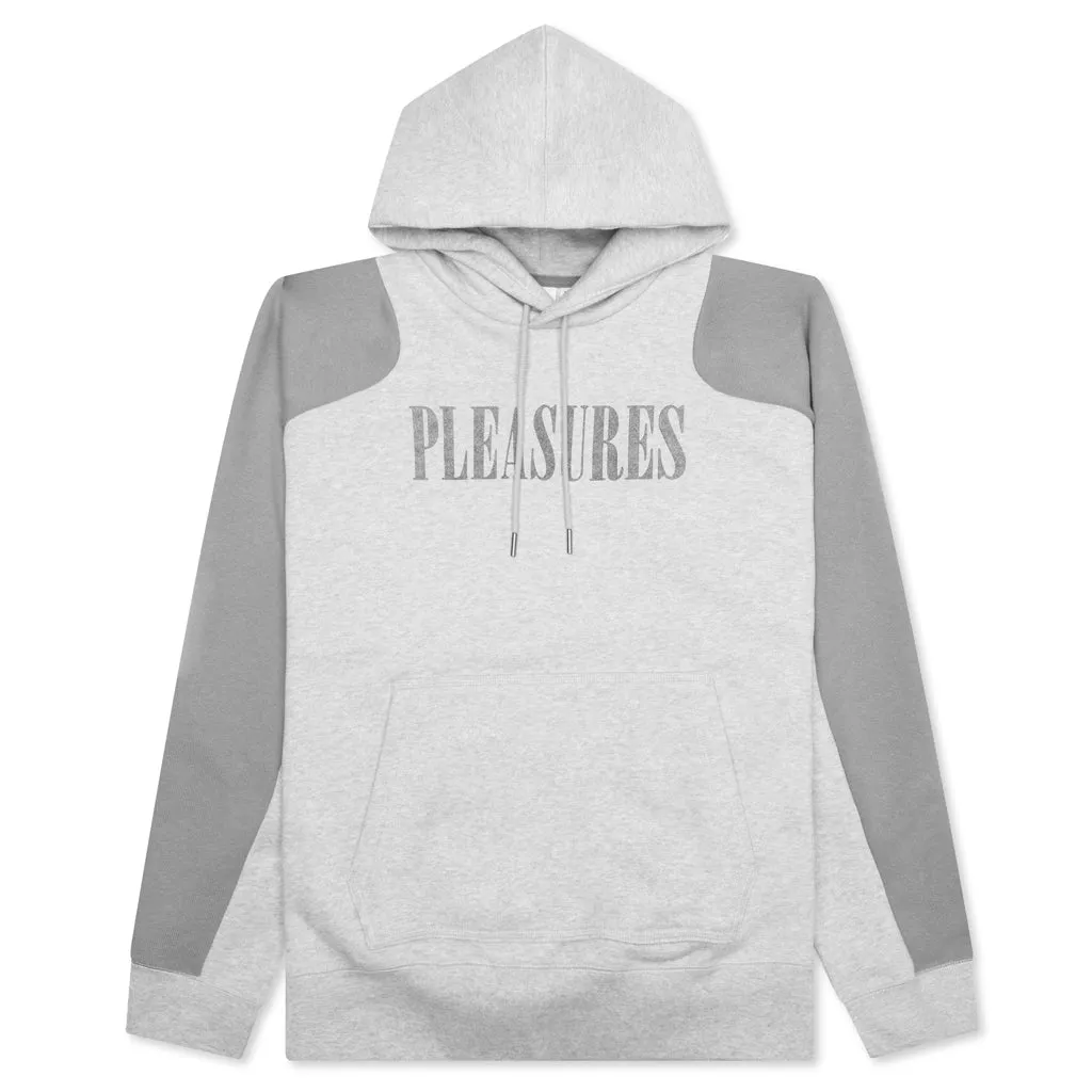 Puma x Pleasures Light Grey Heather Hoodie - Stylish & Comfortable Streetwear Essentials