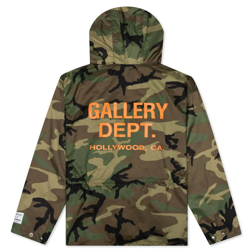 Riley Anorak Jacket - Military Camo