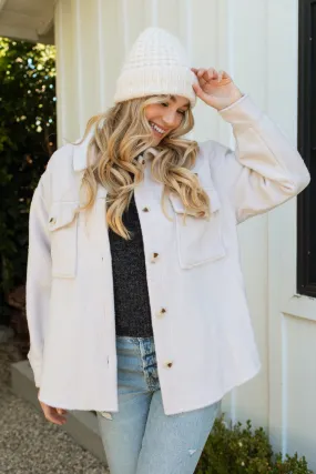 Savannah Brushed Shirt Jacket