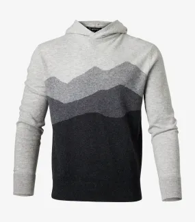 Sero Cashmere Hoodie - Mountainscape