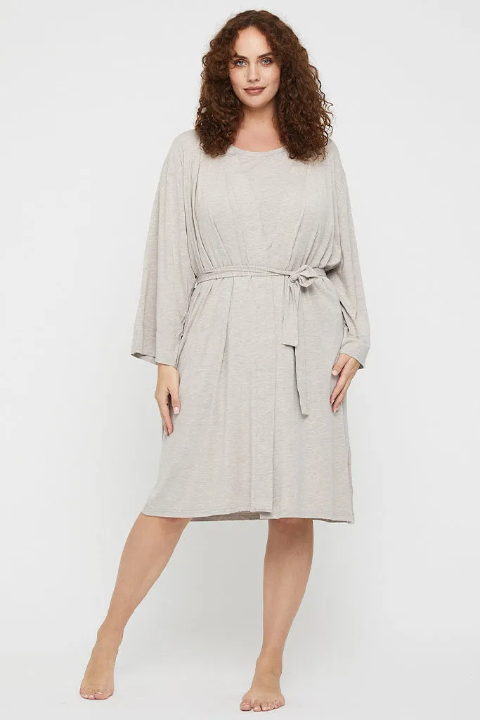 Sleepwear Robe - Oatmeal