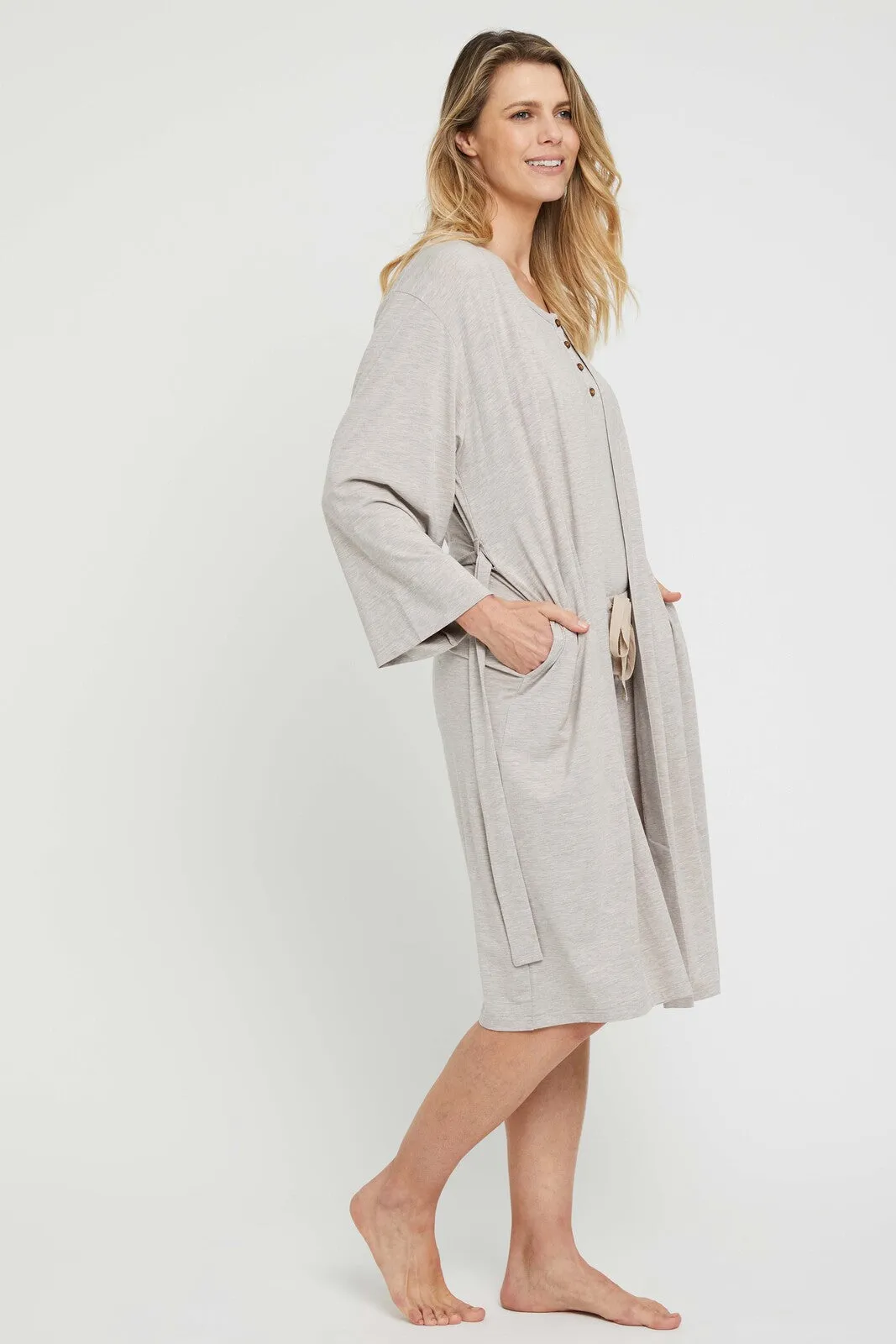 Sleepwear Robe - Oatmeal