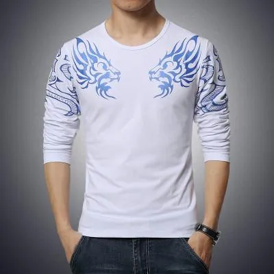 Slim Dragon Printed T-Shirt