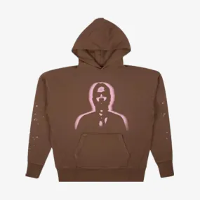 Sp5der 'Young Thug Angel' Pullover Hoodie Brown FW22