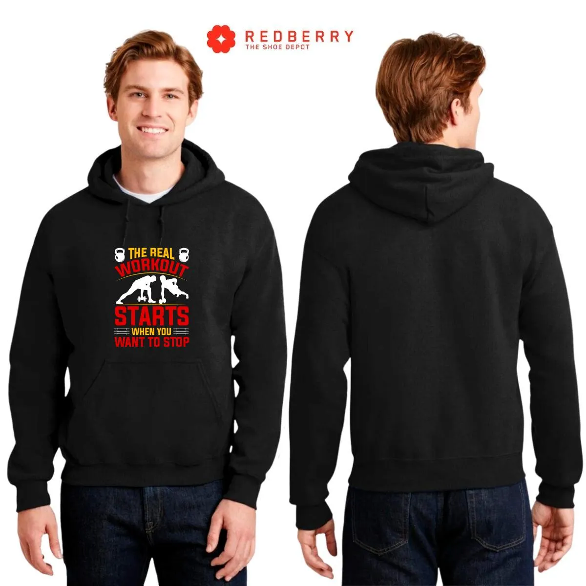 Sudadera Hombre  Hoodie Gym Ejercicio Fitness 022