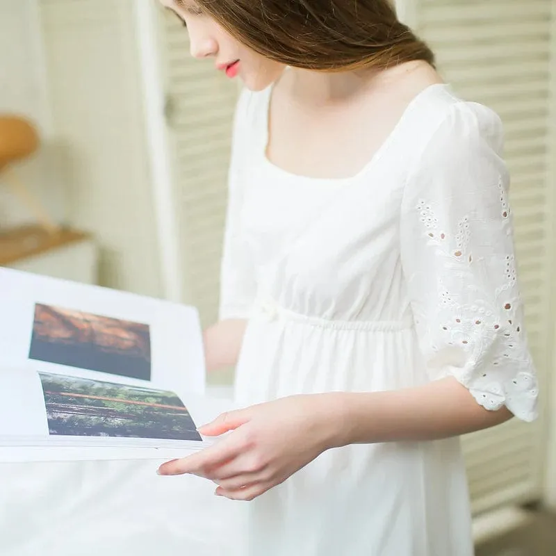 Summer’s Eyelet Sleepwear