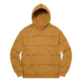 Supreme Script Stripe Hoodie