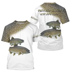 T-Shirt de Pêche Personnalisé Près des Truites - Confort et Style Toute Saison - CTS25052214