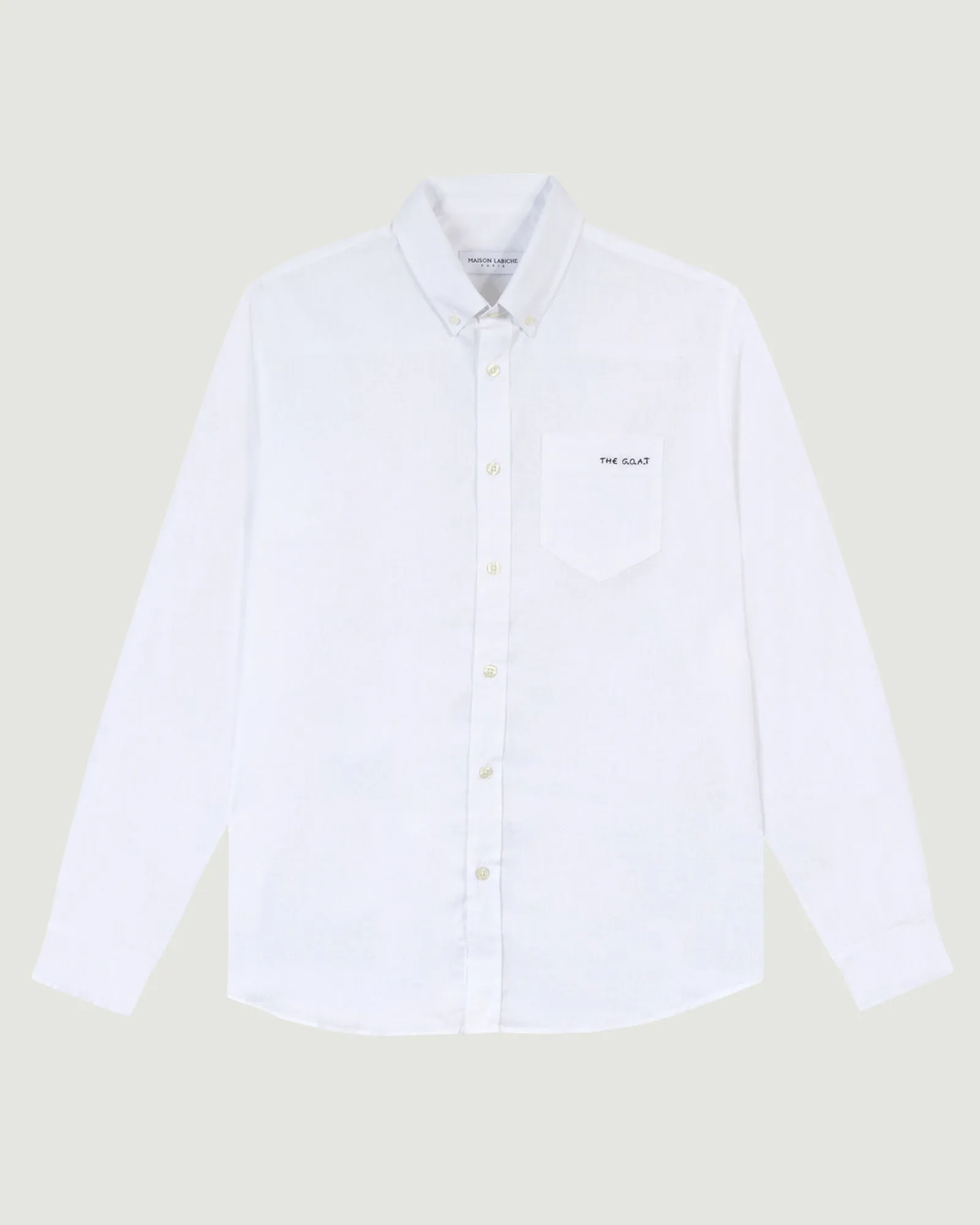 'the G.o.a.t' linen carnot shirt