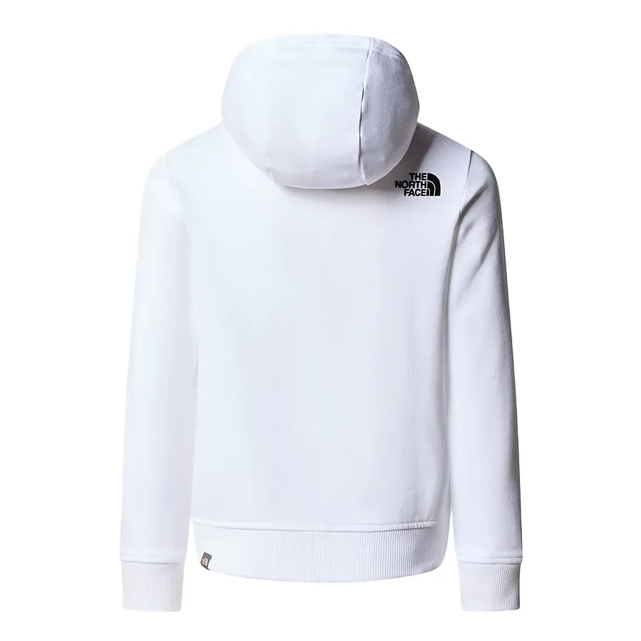 The North Face boys' hoodie in light cotton NF0A89PRFN4 white