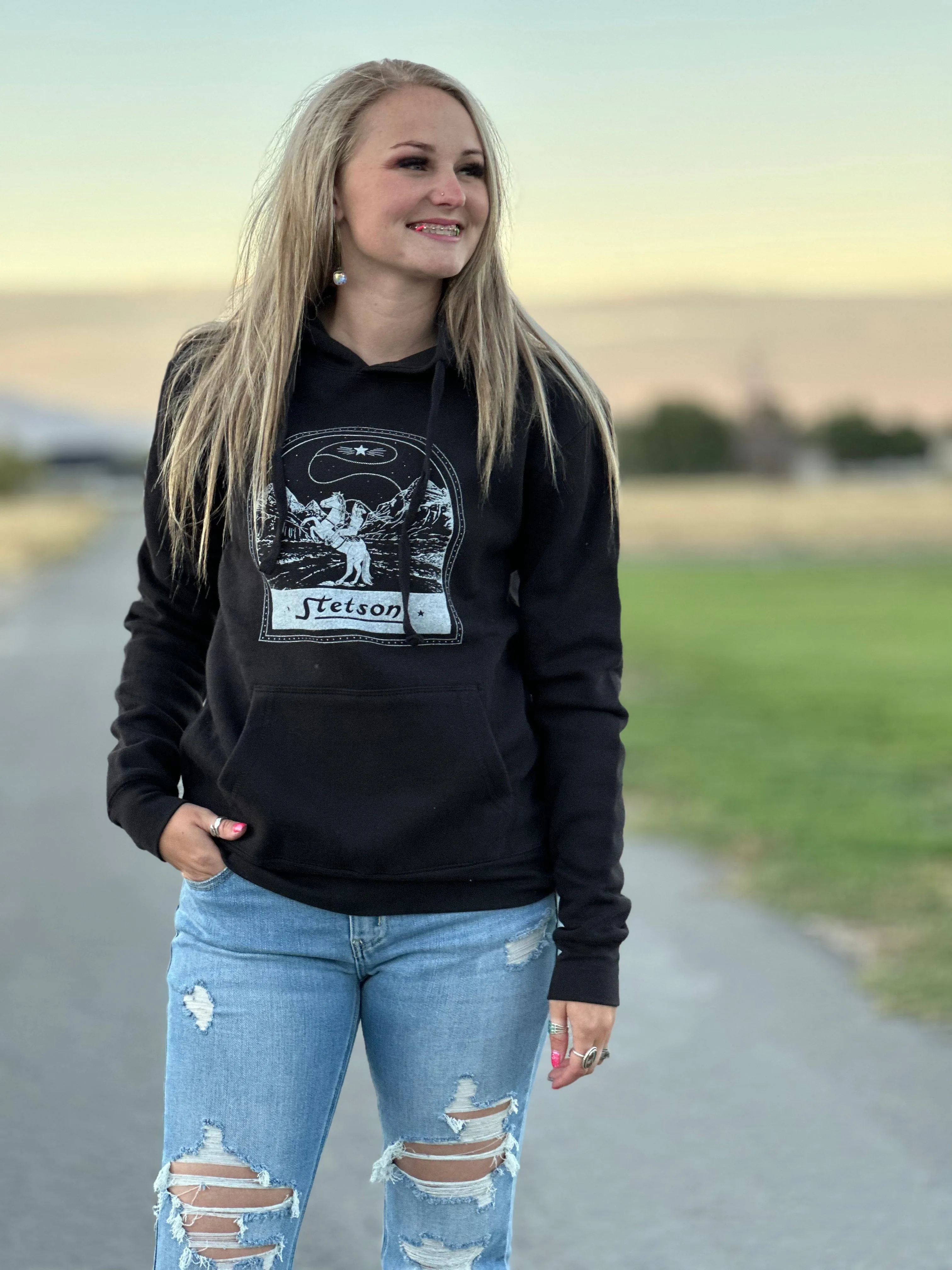 The Stetson Wild  Cowboy Sweatshirt