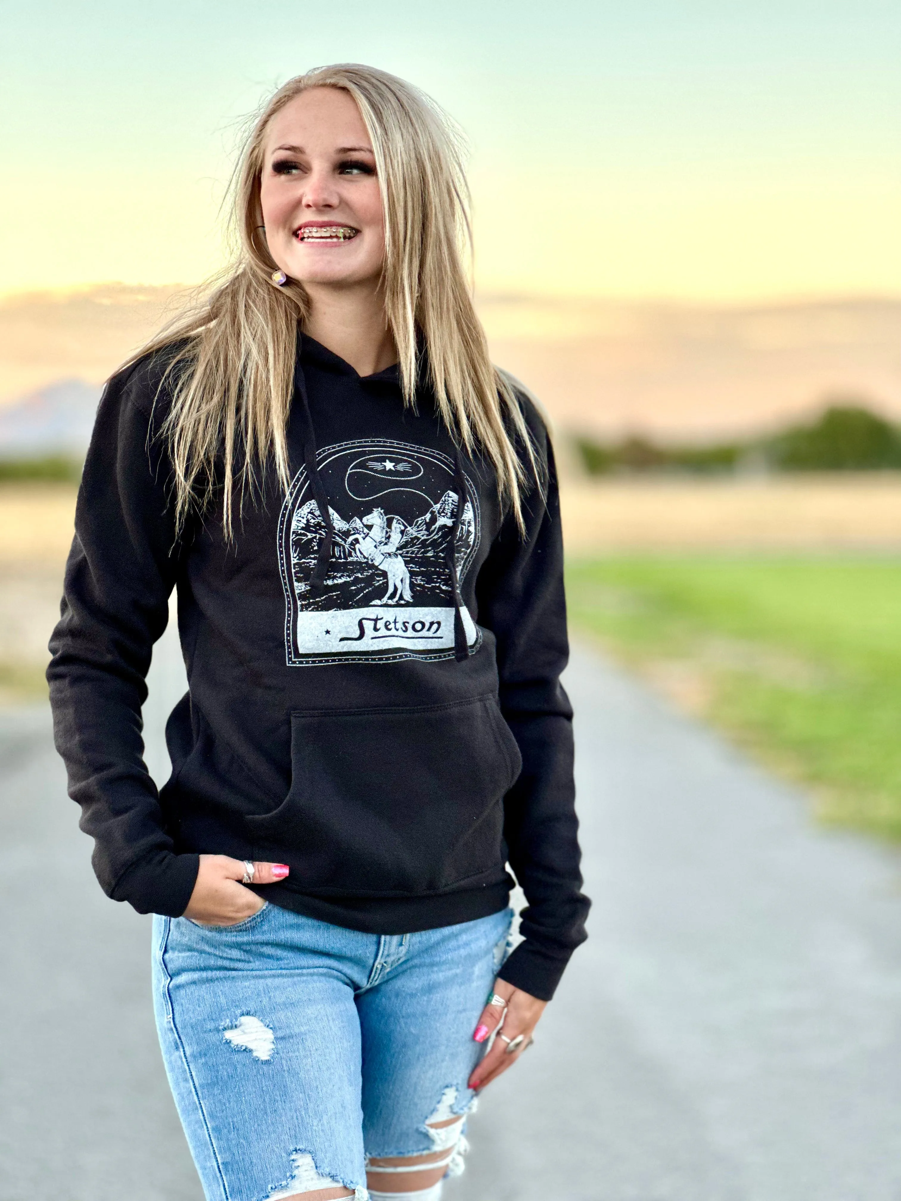 The Stetson Wild  Cowboy Sweatshirt