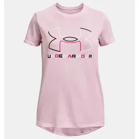 Under Armour Pink Sugar/White Tech BL Twist S/S Tee