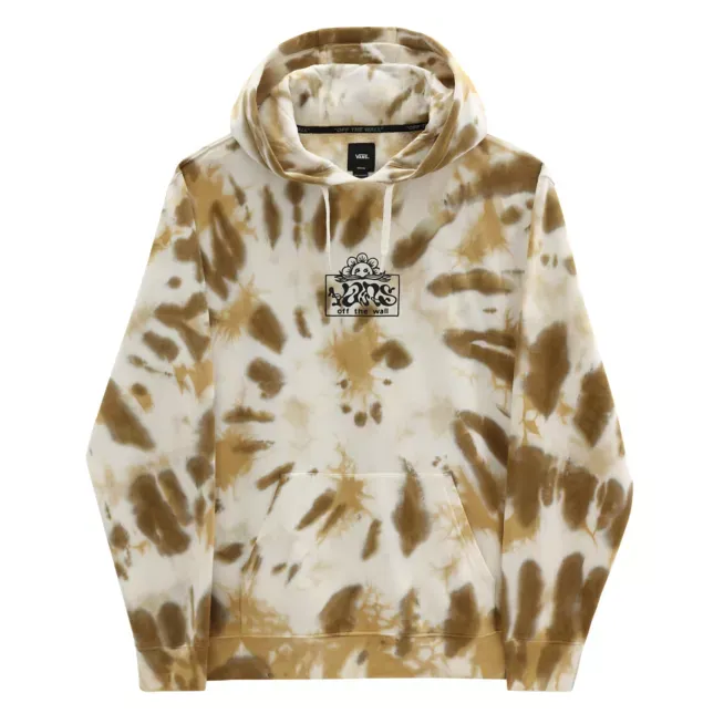 Vans Men's Look Ahead Tie Dye Po Nutria Hoodie VN0A5KEFZBN1 Beige