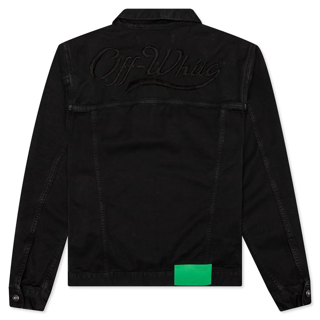 Wave Off Canvas Skate Jacket - Black/Black