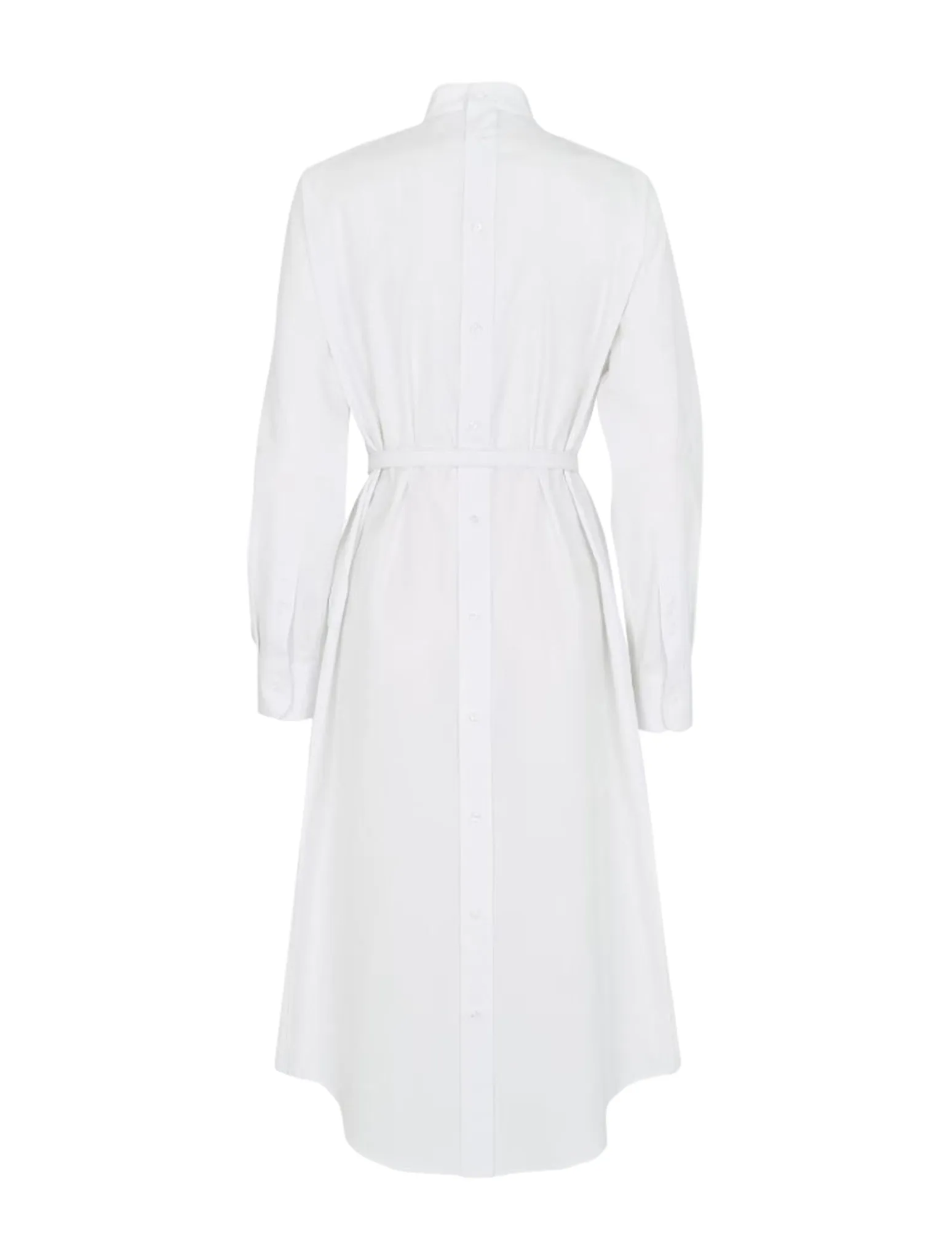 White poplin dress