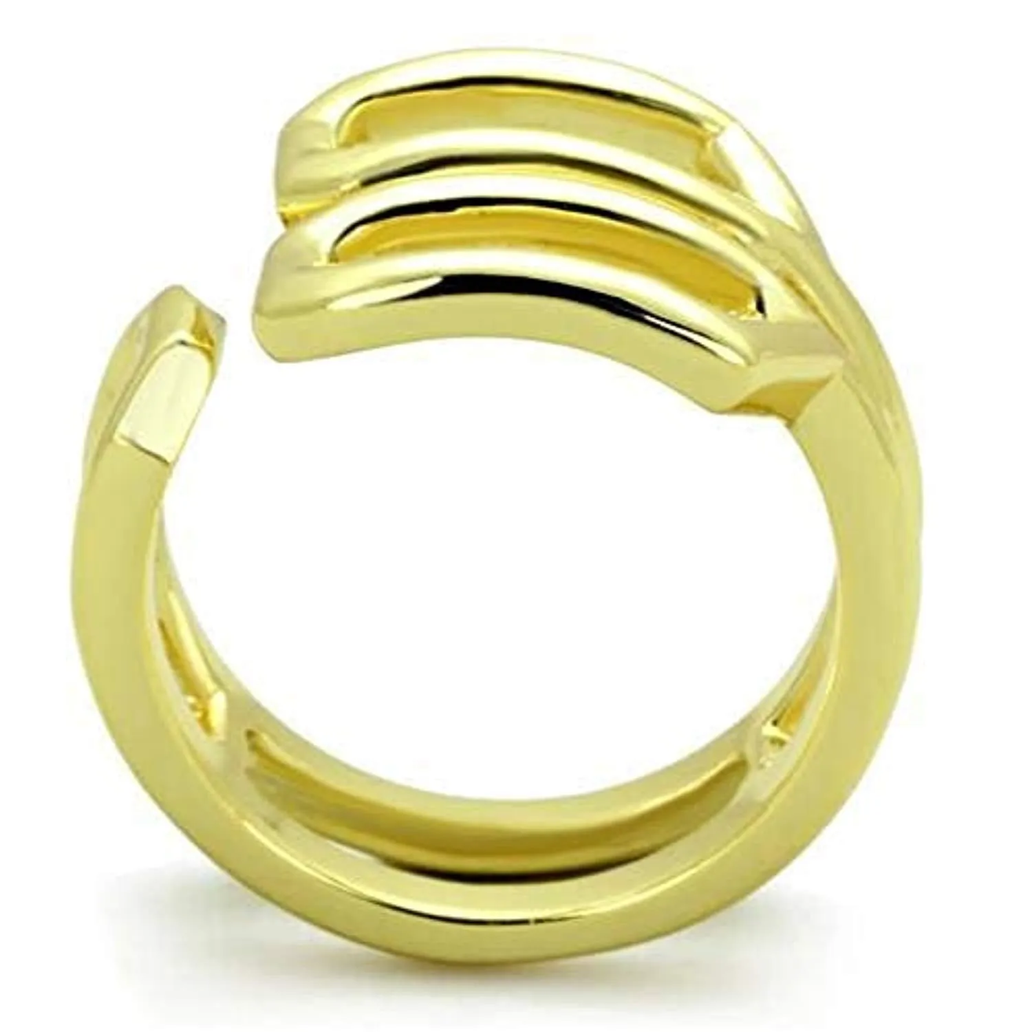 WildKlass Stainless Steel Ring IP Gold Women