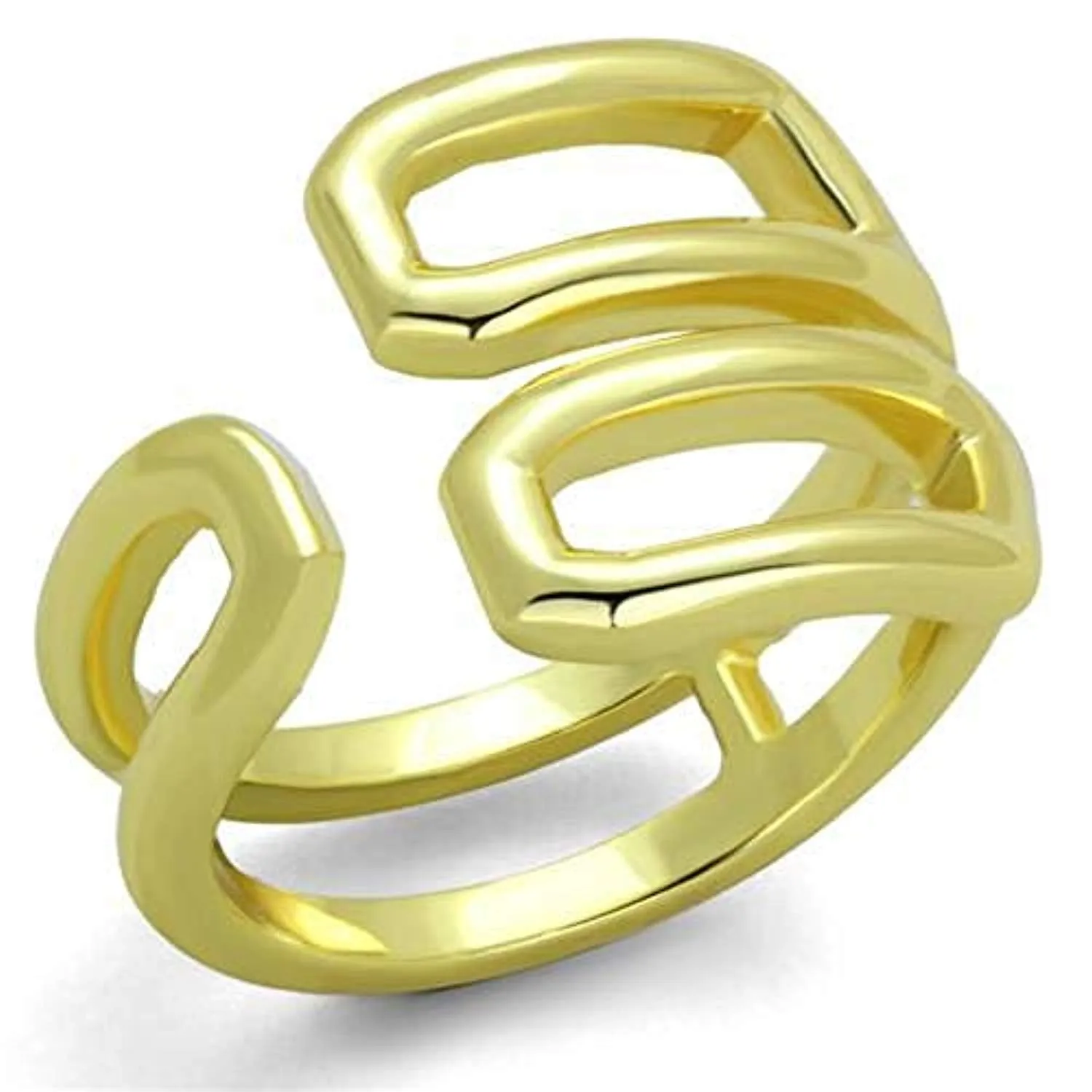 WildKlass Stainless Steel Ring IP Gold Women