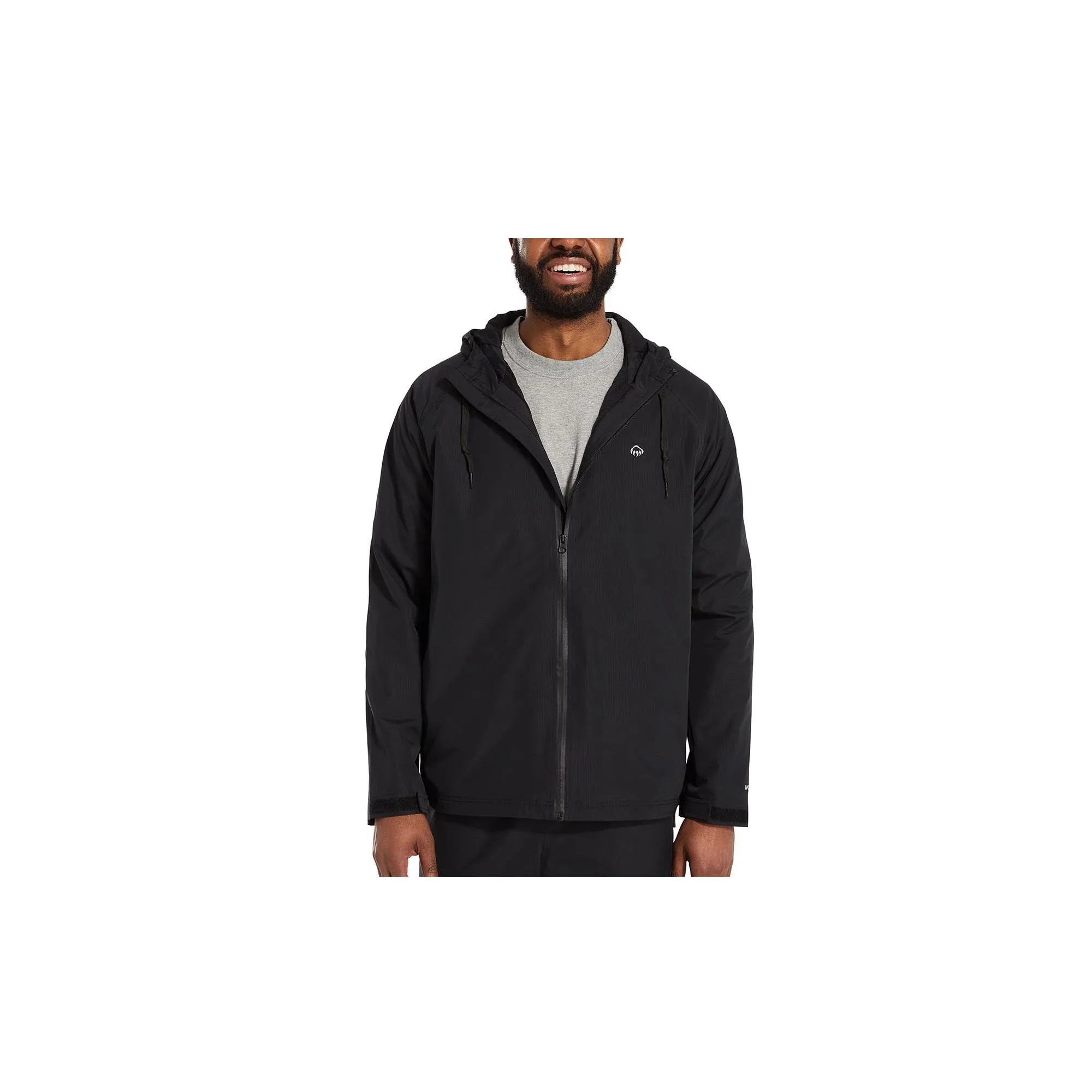 Wolverine I-90 Lined Rain Jacket Black