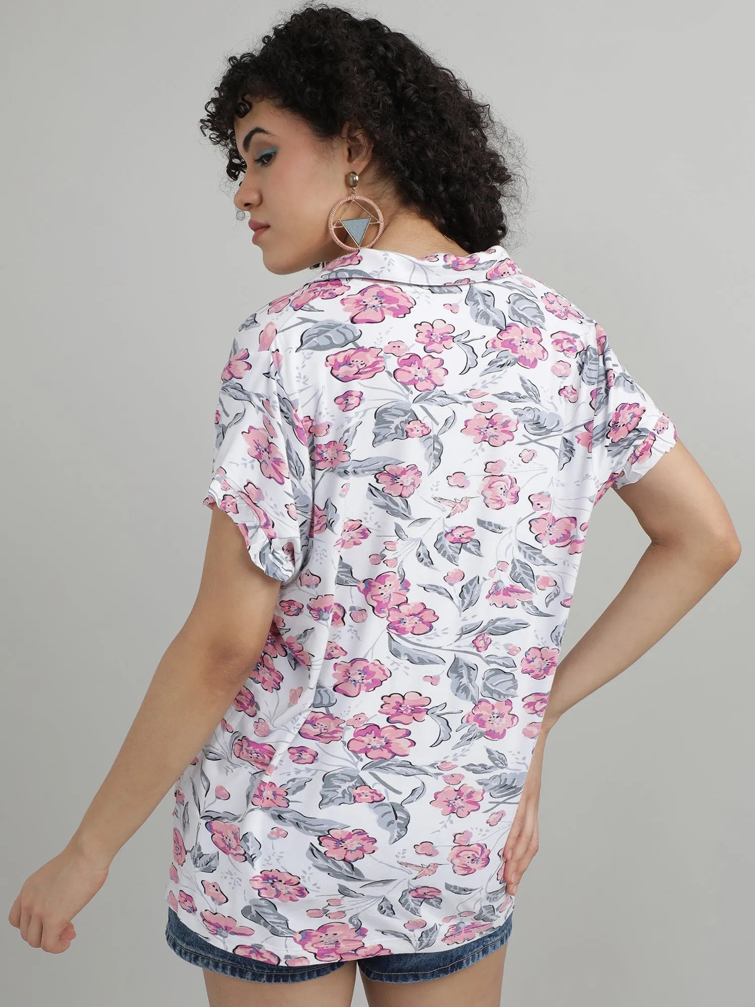 Women Floral Relaxed Fit Sleepwear