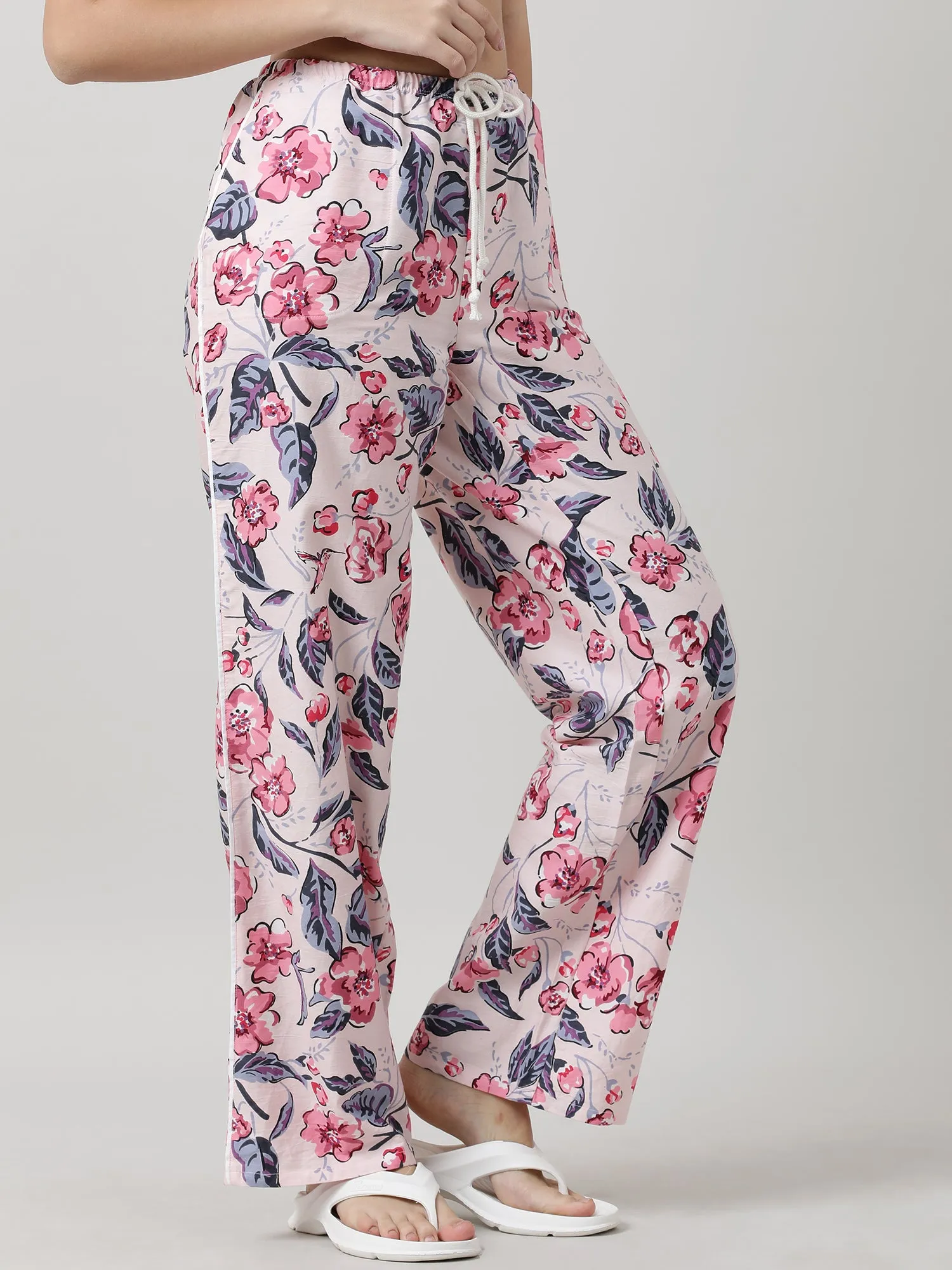 Women Floral Sleepwear Pants