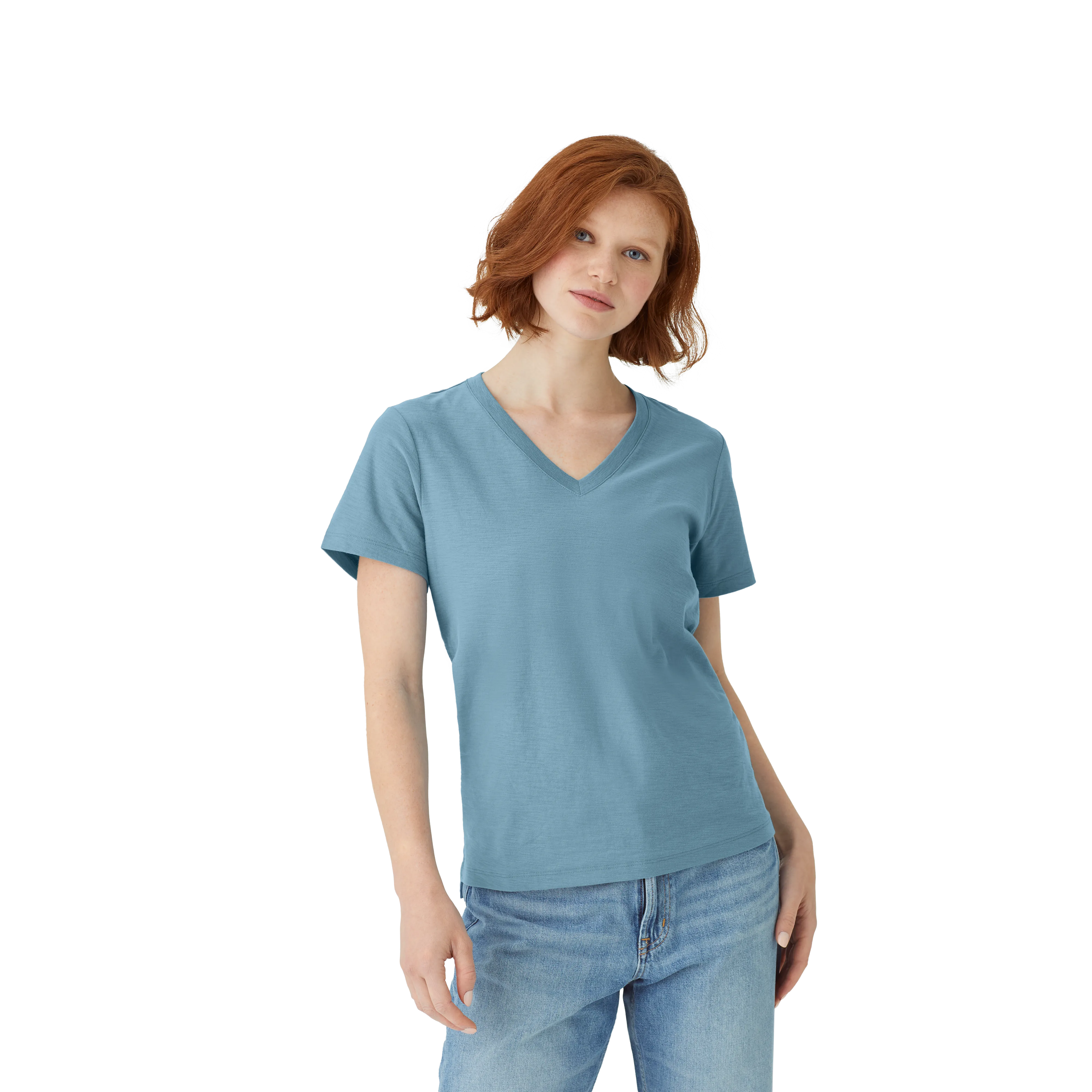 Women's Air Slub V-Neck T-Shirt 3-Pack